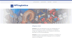 Desktop Screenshot of aplogistics.de